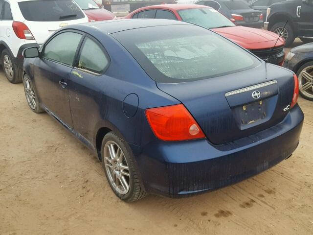 JTKDE177650017994 - 2005 TOYOTA SCION TC BLUE photo 3