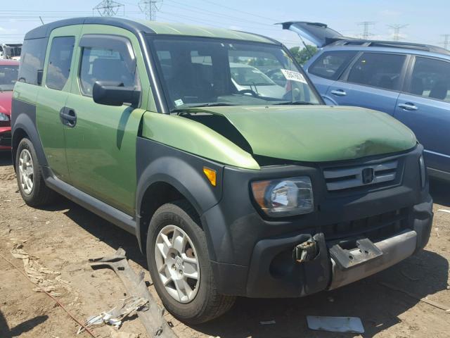 5J6YH28327L013499 - 2007 HONDA ELEMENT LX GREEN photo 1