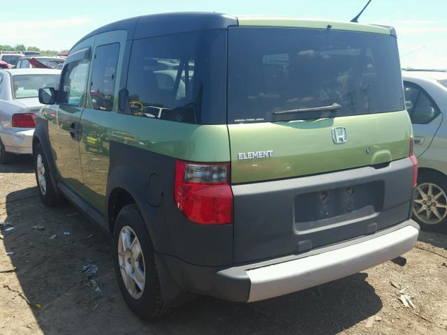 5J6YH28327L013499 - 2007 HONDA ELEMENT LX GREEN photo 3