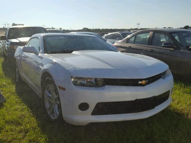 2G1FB1E38F9301510 - 2015 CHEVROLET CAMARO LS WHITE photo 1