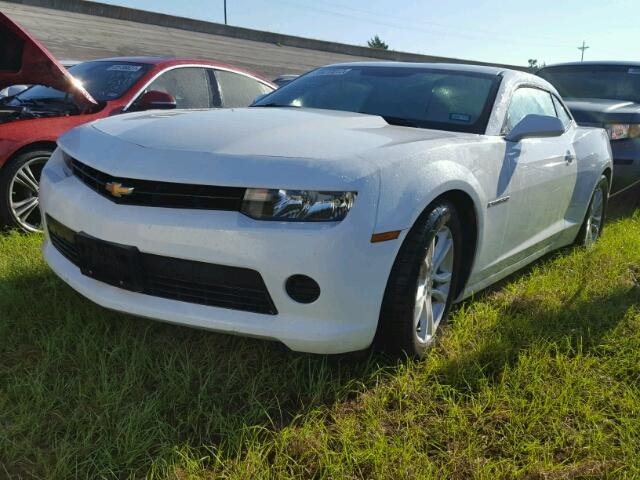 2G1FB1E38F9301510 - 2015 CHEVROLET CAMARO LS WHITE photo 2