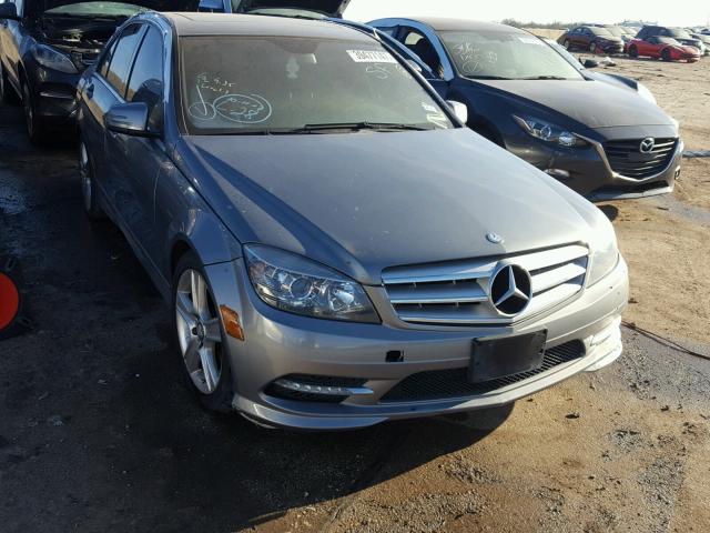 WDDGF5EBXBA508869 - 2011 MERCEDES-BENZ C 300 SILVER photo 1