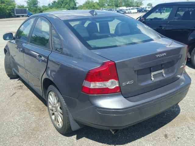 YV1MH682172280653 - 2007 VOLVO S40 T5 CHARCOAL photo 3