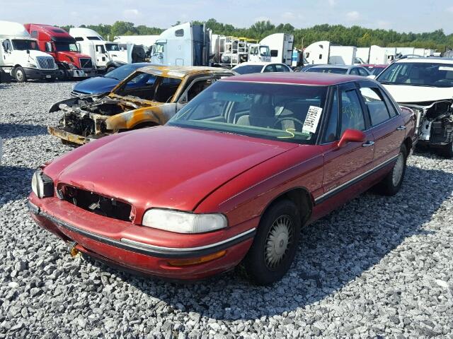 1G4HP52K0WH495493 - 1998 BUICK LESABRE RED photo 2