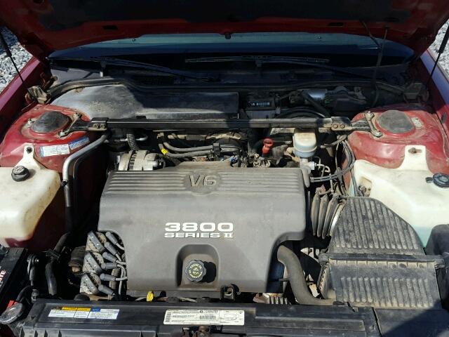 1G4HP52K0WH495493 - 1998 BUICK LESABRE RED photo 7