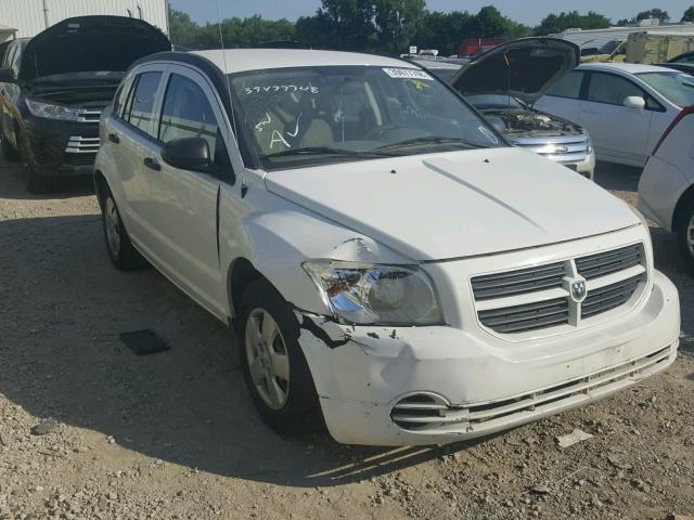 1B3HB28A99D215101 - 2009 DODGE CALIBER SE WHITE photo 1