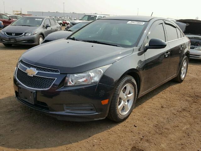 1G1PE5SC0C7112175 - 2012 CHEVROLET CRUZE BLACK photo 2