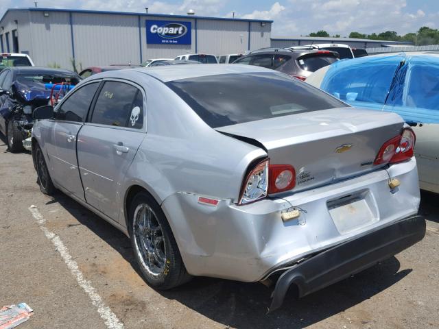 1G1ZA5EU1BF155761 - 2011 CHEVROLET MALIBU LS SILVER photo 3