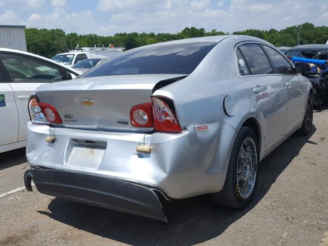 1G1ZA5EU1BF155761 - 2011 CHEVROLET MALIBU LS SILVER photo 4
