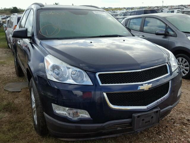 1GNKRFED0BJ326317 - 2011 CHEVROLET TRAVERSE BLUE photo 1