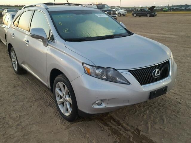 2T2ZK1BA2BC062730 - 2011 LEXUS RX SILVER photo 1