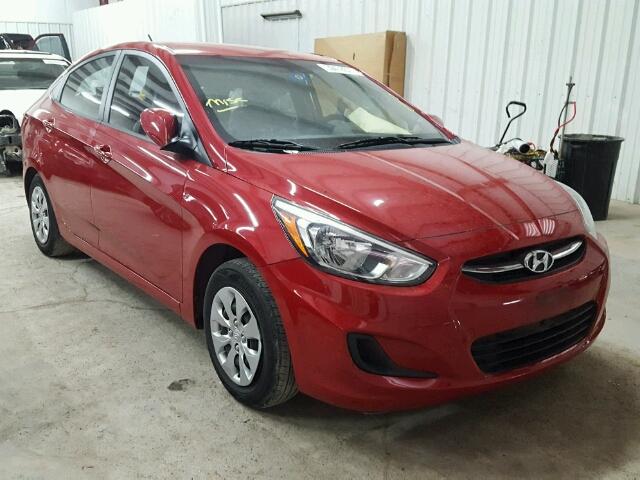 KMHCT4AE0FU864906 - 2015 HYUNDAI ACCENT GLS RED photo 1