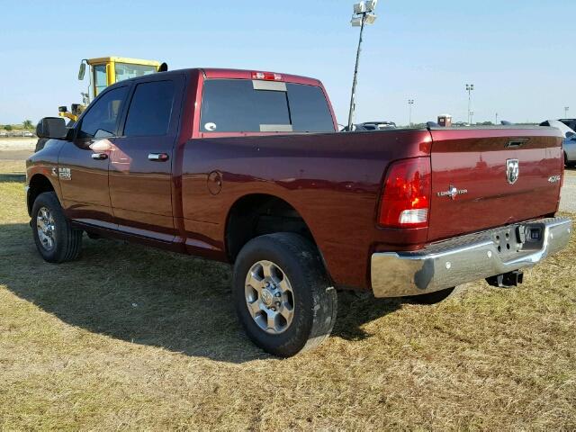 3C6UR5DL9GG298344 - 2016 RAM 2500 BURGUNDY photo 3