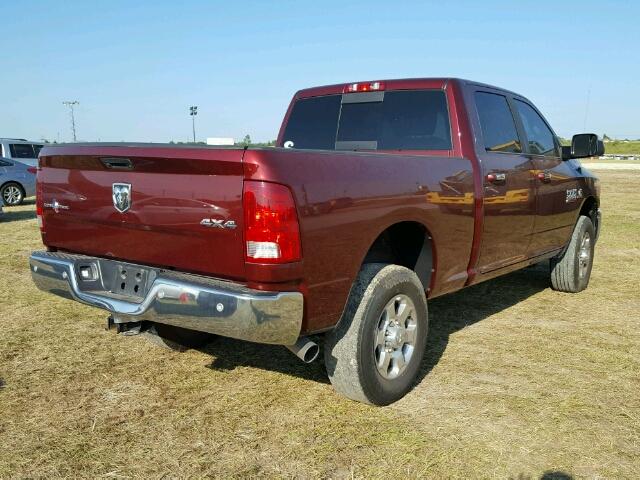 3C6UR5DL9GG298344 - 2016 RAM 2500 BURGUNDY photo 4