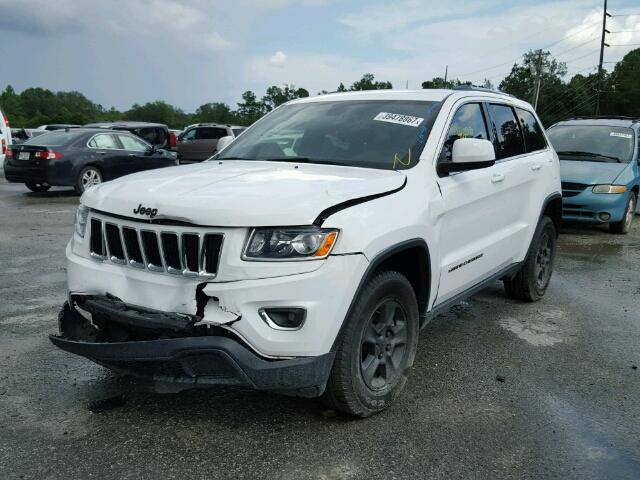 1C4RJEAG1EC528911 - 2014 JEEP GRAND CHER WHITE photo 2