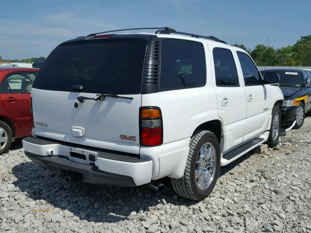 1GKEK63U36J112932 - 2006 GMC YUKON DENA WHITE photo 4