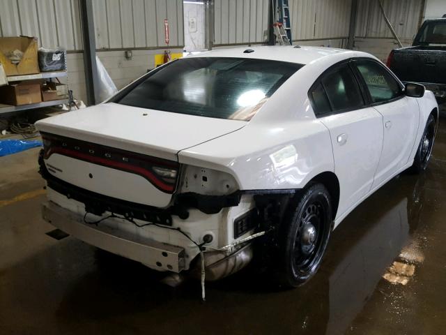 2C3CDXKT5FH762962 - 2015 DODGE CHARGER PO WHITE photo 4