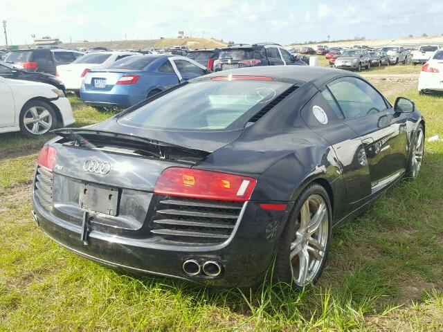 WUAAU34299N002886 - 2009 AUDI R8 BLACK photo 4