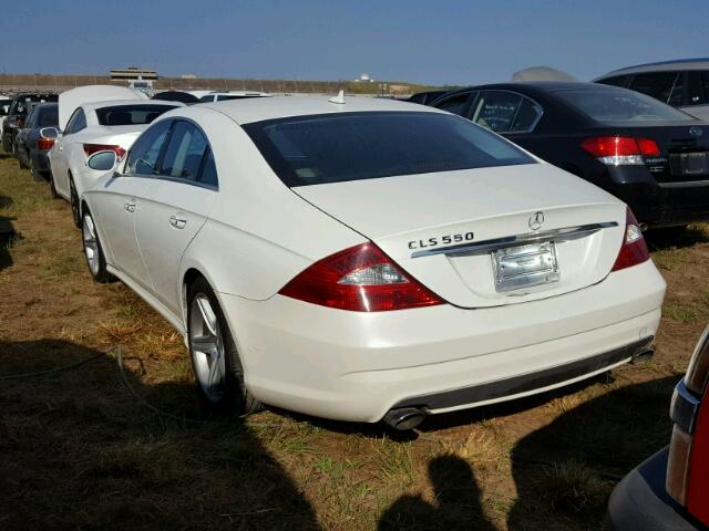 WDDDJ72XX8A124791 - 2008 MERCEDES-BENZ CLS WHITE photo 3