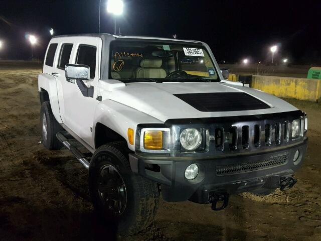 5GTDN13E978180051 - 2007 HUMMER H3 WHITE photo 1