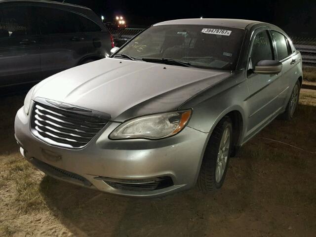 1C3CCBAB2CN271444 - 2012 CHRYSLER 200 SILVER photo 2