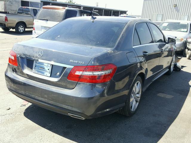 WDDHF2EB7DA740724 - 2013 MERCEDES-BENZ E 350 BLUE BLUE photo 4