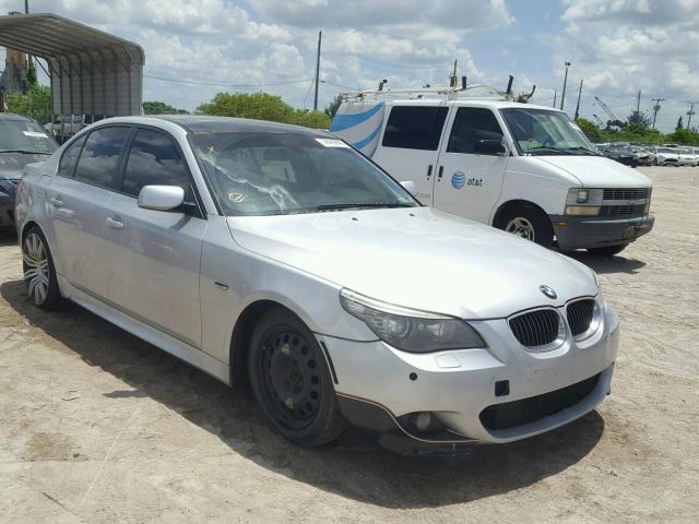 WBANW53568CT50121 - 2008 BMW 550 I SILVER photo 1