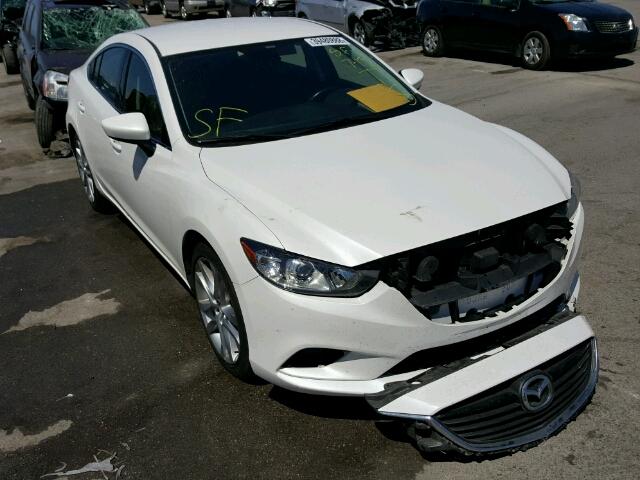 JM1GJ1V66E1129540 - 2014 MAZDA 6 TOURING WHITE photo 1