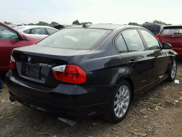 WBAVD33576KV65388 - 2006 BMW 330 XI BLACK photo 4