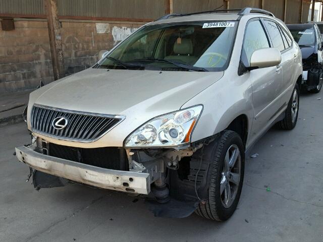 JTJGA31U740008257 - 2004 LEXUS RX 330 GOLD photo 2