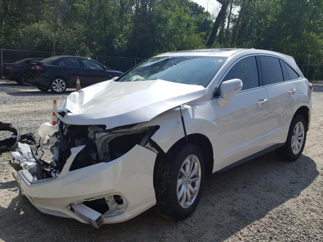 5J8TB3H3XGL006454 - 2016 ACURA RDX BASE WHITE photo 2