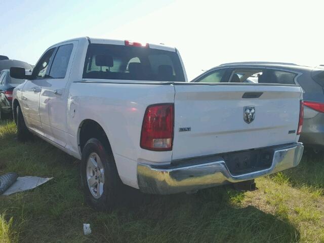 1D7RB1CP1AS156396 - 2010 DODGE RAM 1500 WHITE photo 3