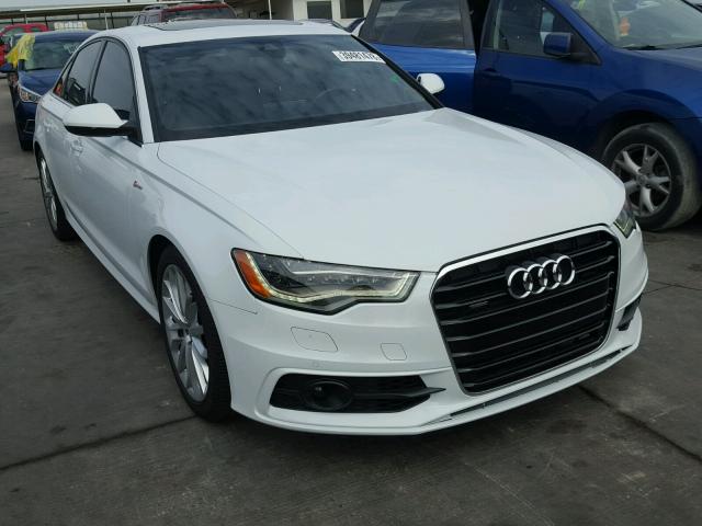 WAUHGAFC9CN095247 - 2012 AUDI A6 PRESTIG WHITE photo 1