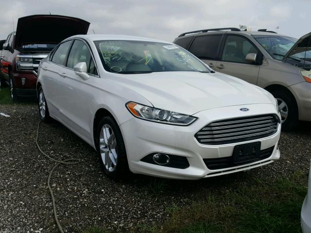 3FA6P0HR8DR234777 - 2013 FORD FUSION WHITE photo 1