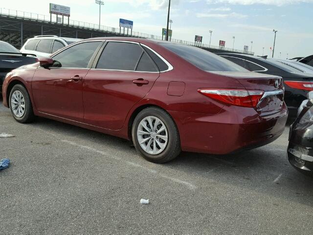 4T1BF1FK2GU605769 - 2016 TOYOTA CAMRY RED photo 3