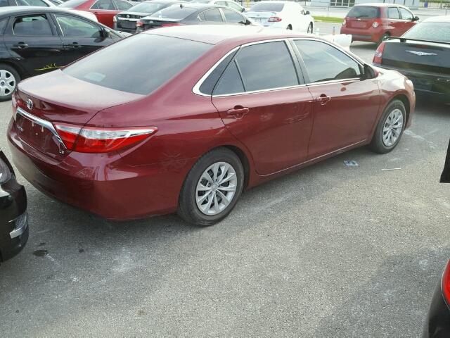 4T1BF1FK2GU605769 - 2016 TOYOTA CAMRY RED photo 4