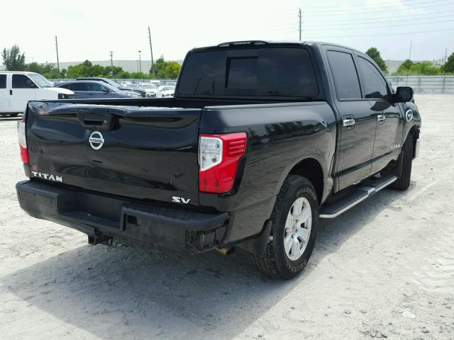 1N6AA1E62HN535587 - 2017 NISSAN TITAN SV BLACK photo 4