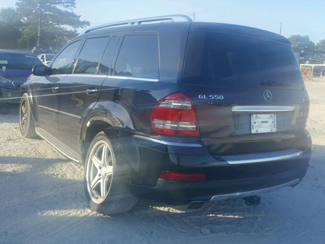 4JGBF86E88A352074 - 2008 MERCEDES-BENZ GL 550 4MA BLACK photo 3