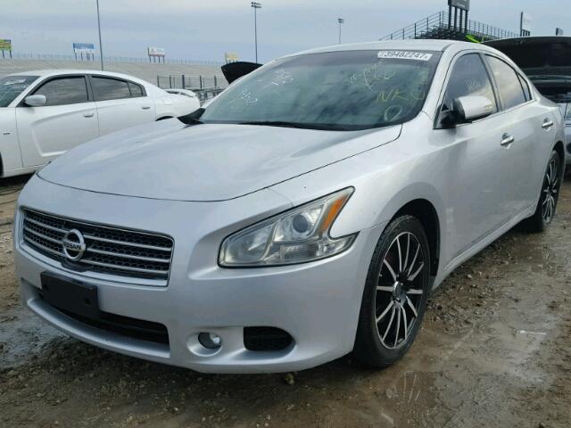 1N4AA51E49C808068 - 2009 NISSAN MAXIMA S SILVER photo 2