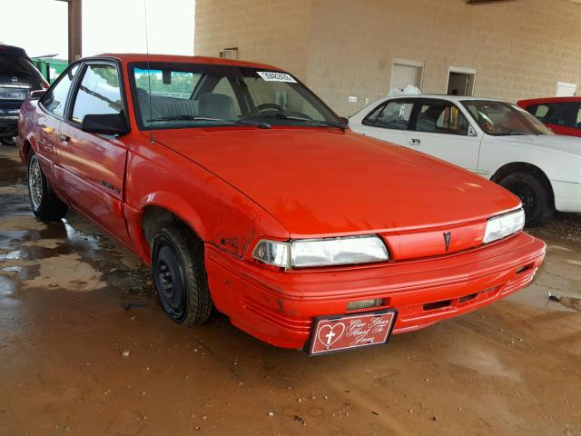 1G2JB14T4N7568943 - 1992 PONTIAC SUNBIRD SE RED photo 1