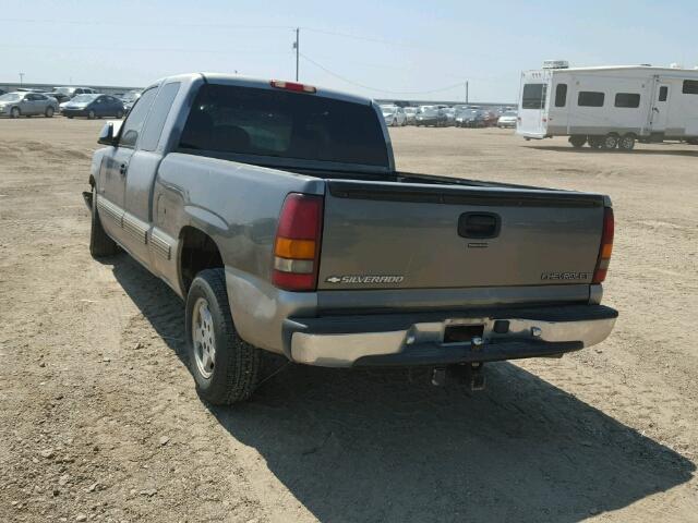 2GCEC19T4Y1215753 - 2000 CHEVROLET SILVERADO GRAY photo 3