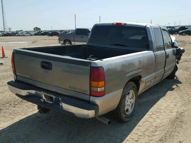 2GCEC19T4Y1215753 - 2000 CHEVROLET SILVERADO GRAY photo 4