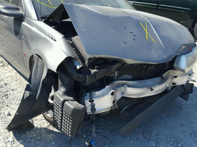 1G8AJ52F15Z139437 - 2005 SATURN ION LEVEL GRAY photo 9