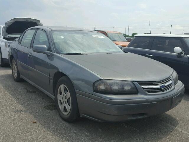 2G1WF52E749146852 - 2004 CHEVROLET IMPALA GRAY photo 1