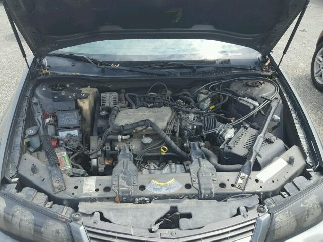 2G1WF52E749146852 - 2004 CHEVROLET IMPALA GRAY photo 7