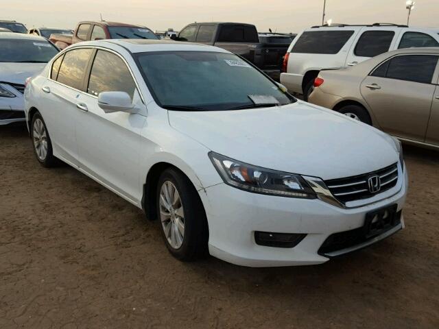 1HGCR2F72FA112404 - 2015 HONDA ACCORD EX WHITE photo 1