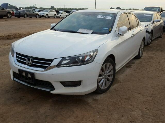 1HGCR2F72FA112404 - 2015 HONDA ACCORD EX WHITE photo 2