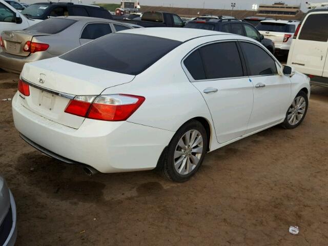 1HGCR2F72FA112404 - 2015 HONDA ACCORD EX WHITE photo 4