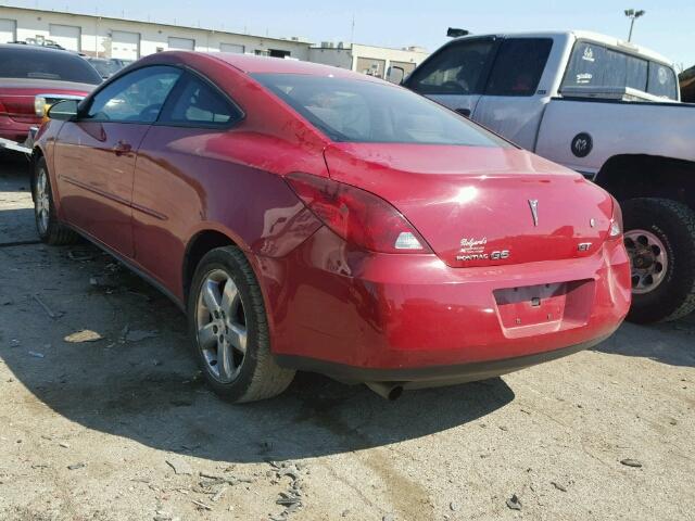 1G2ZH158264164294 - 2006 PONTIAC G6 RED photo 3