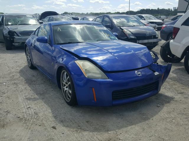 JN1AZ34E43T007427 - 2003 NISSAN 350Z COUPE BLUE photo 1